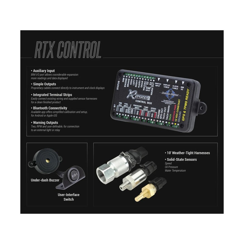 Load image into Gallery viewer, Dakota Digital 1968- 70 Mopar B-Body Road Runner RTX Analog Gauge kit RTX-68D-STD-X