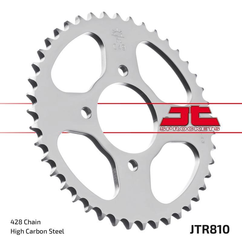 Load image into Gallery viewer, JT Sprockets Rear Steel Sprocket 42 Tooth 42T 428 Chain JTR810.42