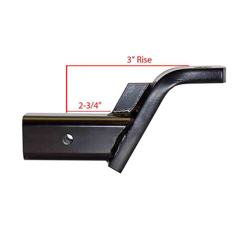 Load image into Gallery viewer, Rigid HItch (HUB-33509) Heavy Duty Ball Mount for Ford OEM 3 Inch Receivers - 5 Inch Drop or 3 Inch Rise - 9 Inch Length - Made in USA