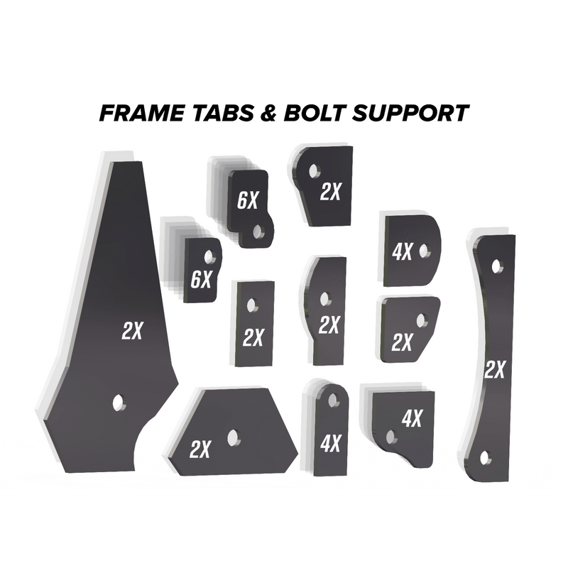 Load image into Gallery viewer, SuperATV Can-Am Defender Weld-In Gusset Kit WFG-CA-DEF