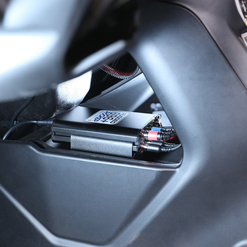 Load image into Gallery viewer, Rugged Radios Can-Am Maverick R Complete Communication Kit with Rocker Switch Bluetooth Intercom and 2-Way Radio