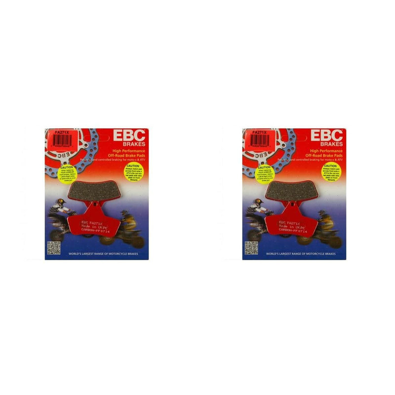 Load image into Gallery viewer, EBC Brake Pad Front Kit FA271X for Arctic Cat 650 H1 4x4 AT 2008