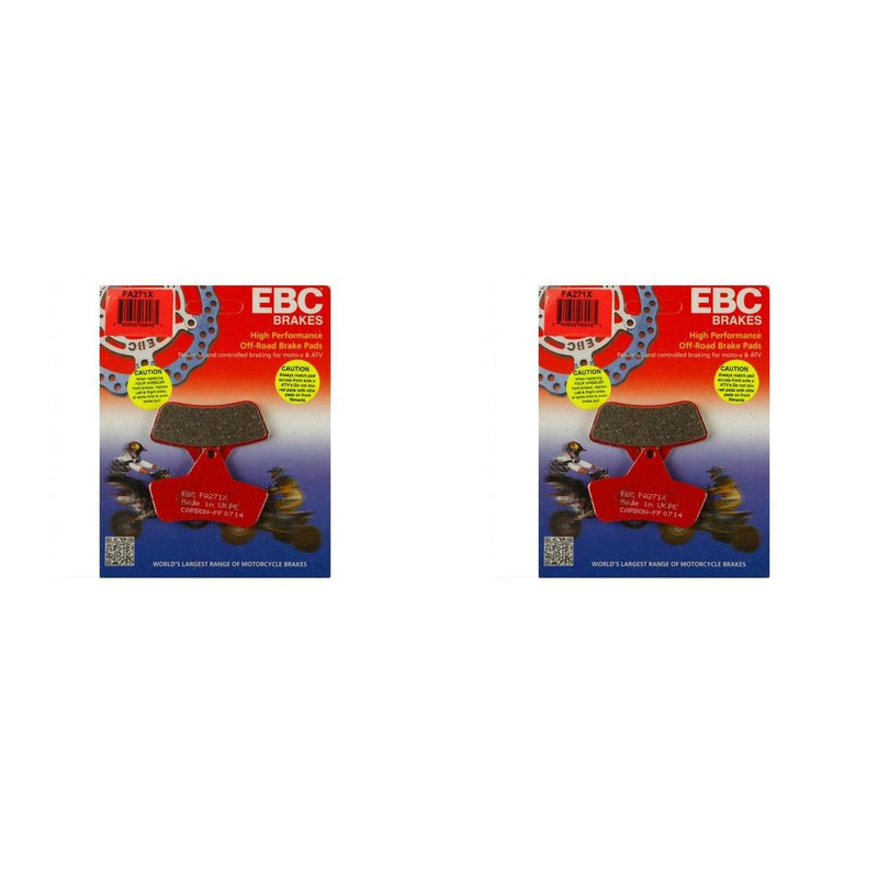 Load image into Gallery viewer, EBC Brake Pad Front Kit FA271X for Arctic Cat 650 H1 4x4 AT 2008