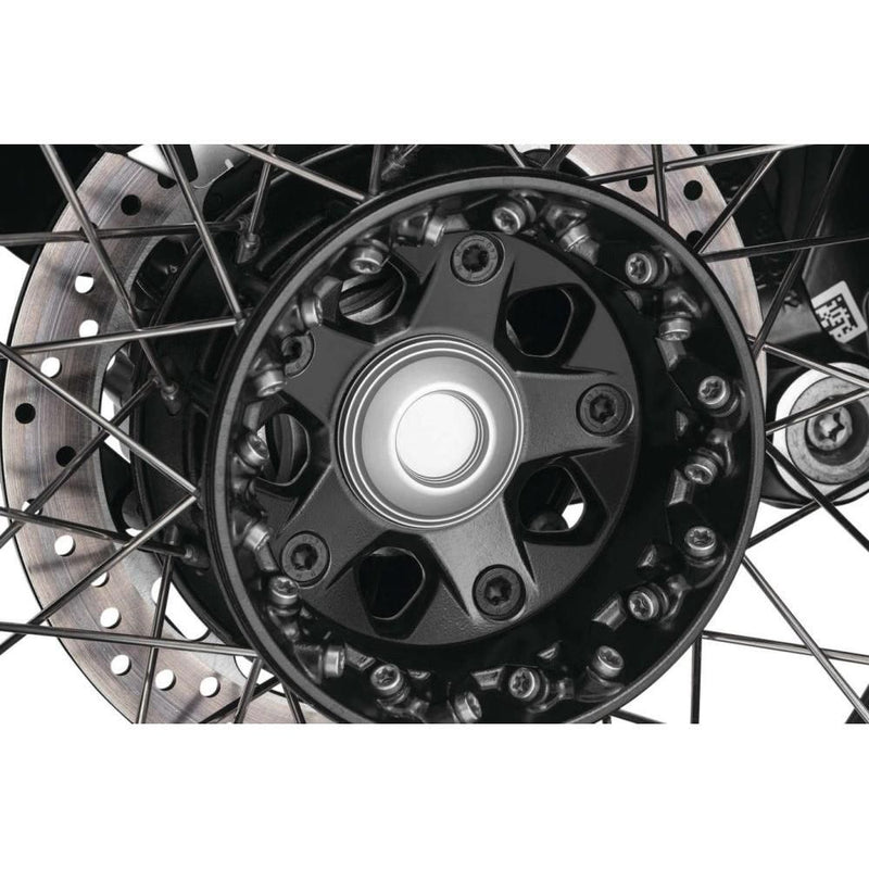 Load image into Gallery viewer, Kuryakyn Lodestar Silver Rear Axle Sliders 3808