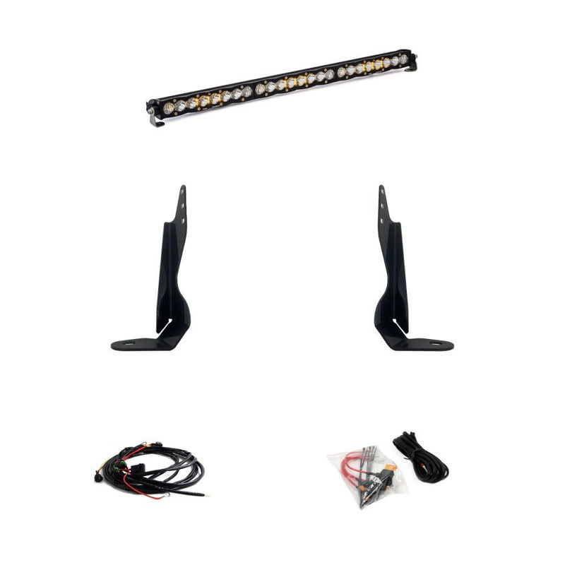 Load image into Gallery viewer, Baja Designs Behind Grille Light Bar Kit 30 inch S8 Series Driving/Combo Pattern 447850