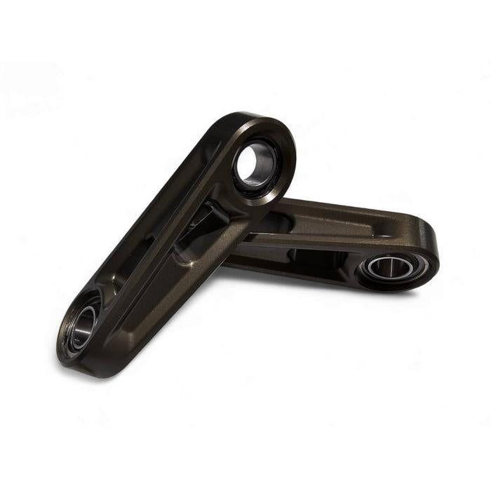 Load image into Gallery viewer, Elektric Offroad Volt Series Ultra Heavy Duty Gun Metal Gray Front Billet Sway Bar Links For Can-Am Maverick X3 2017-2024