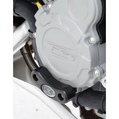 Load image into Gallery viewer, R&G Racing Black Engine Case Sliders LHS For 2013-2016 MV Agusta Brutale 675