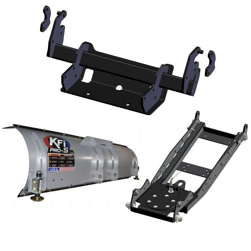 Load image into Gallery viewer, KFI UTV Snow Plow Kit With Glacier Mount For Polaris Ranger Crew 1000 EPS 2020