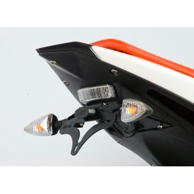 Load image into Gallery viewer, R&G Racing Black Tail Tidy License Plate Holder For 2024-2025 Derbi GPR125