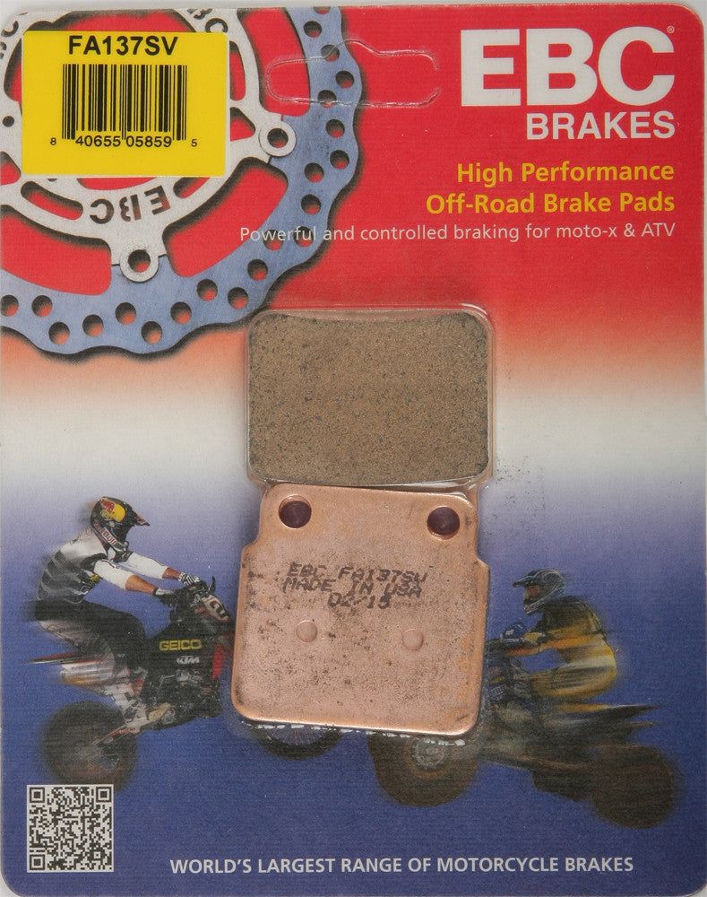 Load image into Gallery viewer, EBC 1 Pair SV Series Severe Duty Brake Pads MPN FA137SV