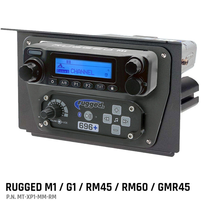 Load image into Gallery viewer, Rugged Radios Polaris XP1 Mount Kit for M1 / G1 / RM60 / GMR45 Radio and Rugged Intercom