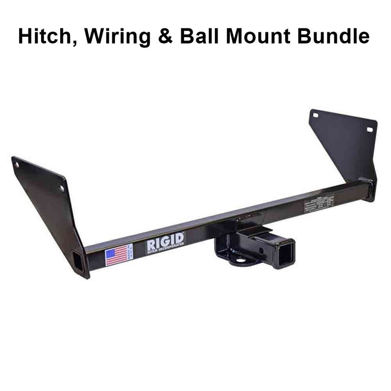 Load image into Gallery viewer, Rigid Hitch (R3-0523) Class III 2 Inch Receiver Trailer Hitch Bundle - Includes Ball Mount and Custom Wiring Harness fits 2019-2025 Toyota RAV4
