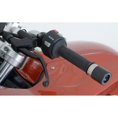 Load image into Gallery viewer, R&G Racing Black Bar End Sliders For 2013-2018 BMW F800GT BE0073BK