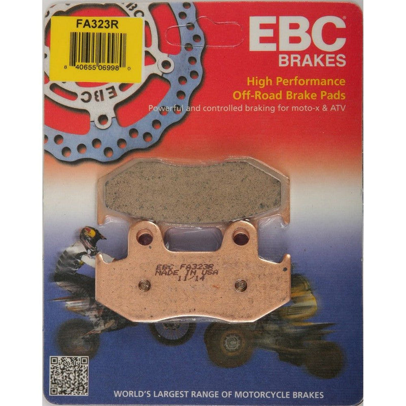 Load image into Gallery viewer, EBC 1 Pair Sintered R Series Heavy-Duty Brake Pads MPN FA323R