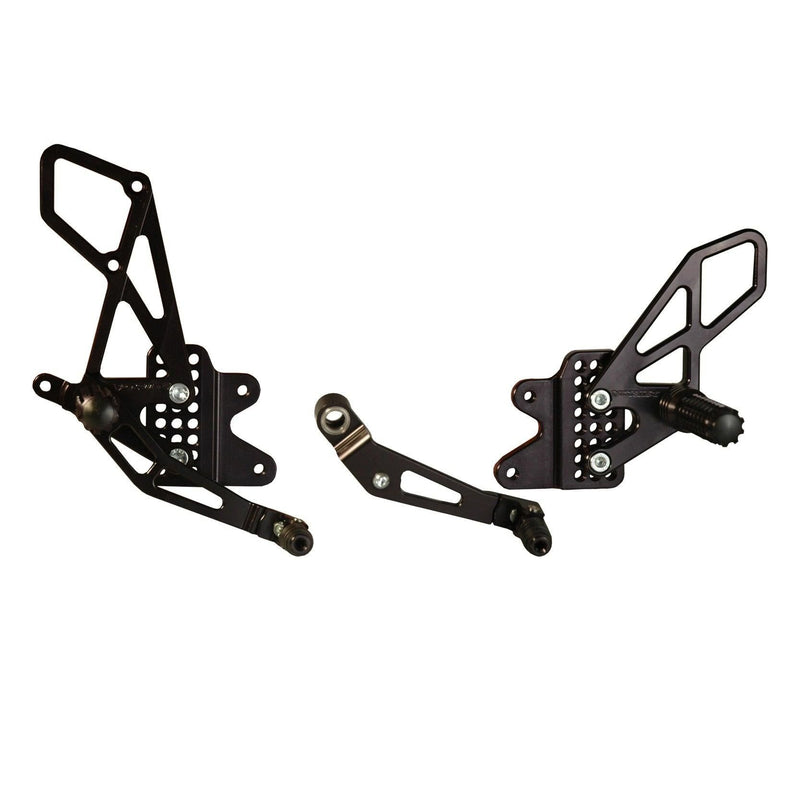 Load image into Gallery viewer, Vortex Racing Adjustable Rear Set Black - RS553K