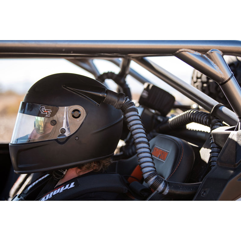 Load image into Gallery viewer, Rugged Radios MAC-X 2-6 ft Expandable Ultra Flex Helmet Air Pumper System Hose MAC-X-HOSE-BLK