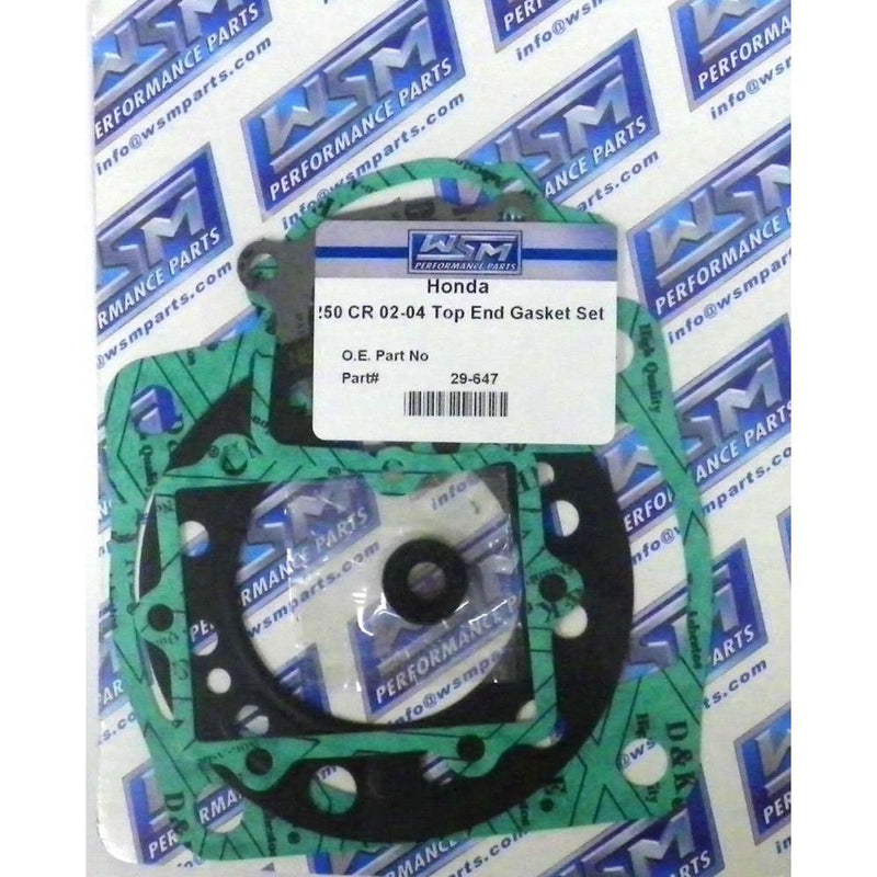 Load image into Gallery viewer, WSM Top End Gasket Kit For Honda 250 CR 02-04 29-647