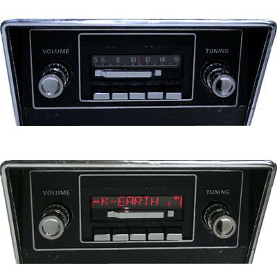 Load image into Gallery viewer, Custom Autosound 1967-73 Mustang Slidebar Car Stereo with Bluetooth CAM-LM-SBR2