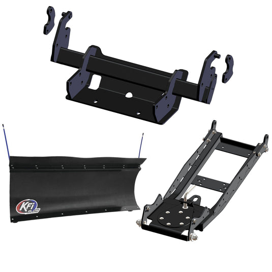 KFI UTV Snow Plow Kit With Glacier Mount For Polaris Ranger XP1000 EPS Northstar HVAC Edition 2018-2025