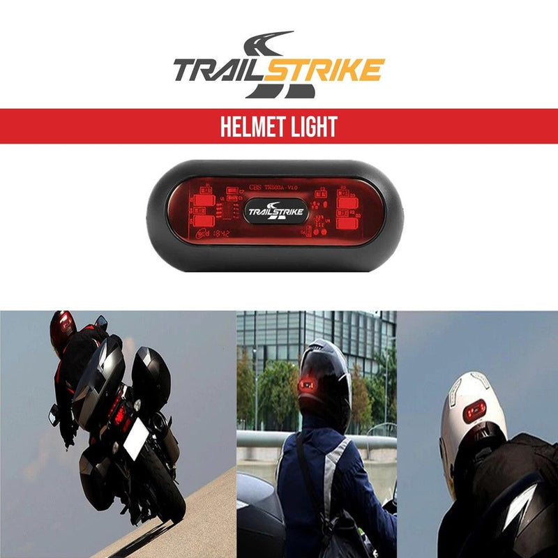 Load image into Gallery viewer, Trailstrike LED Motorcycle Bike Bicycle Red Rear Helmet Light Lamp