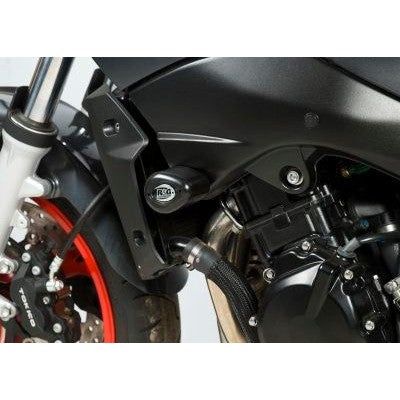 Load image into Gallery viewer, R&G Racing Black Aero Style Crash Protectors For 2006-2012 Suzuki GSR600