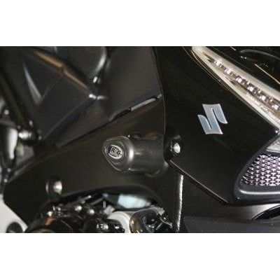 Load image into Gallery viewer, R&G Racing Black Aero Style Crash Protection Bobbins For 2008 Suzuki B-King ABS