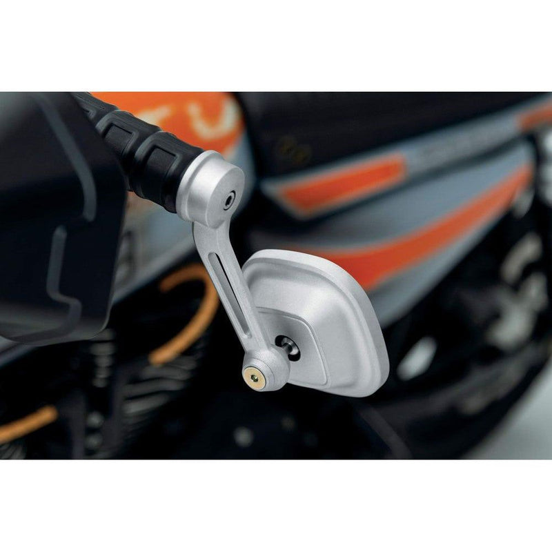Load image into Gallery viewer, Kuryakyn Dillinger Bar End Mirrors Silver