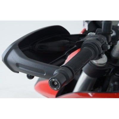 Load image into Gallery viewer, R&G Racing Black Bar End Sliders For 2013-2014 Ducati Hypermotard 821