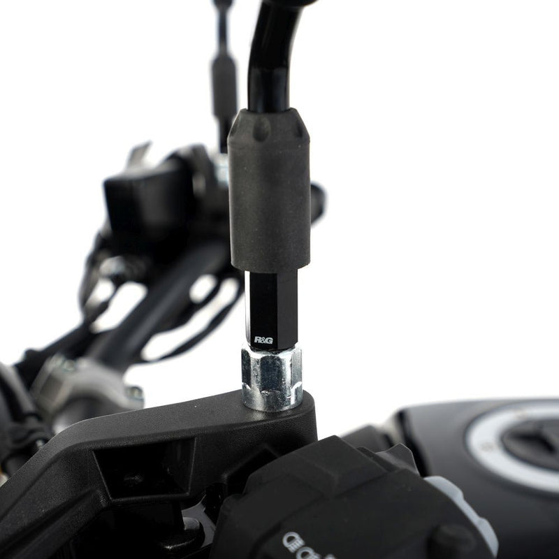 Load image into Gallery viewer, R&G Racing Black Mirror Risers For 2021-2023 Honda PCX 125