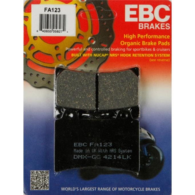 Load image into Gallery viewer, EBC Brake Pad Front Kit FA123 for Yamaha Royal Star Boulevard 1300 1999-2001