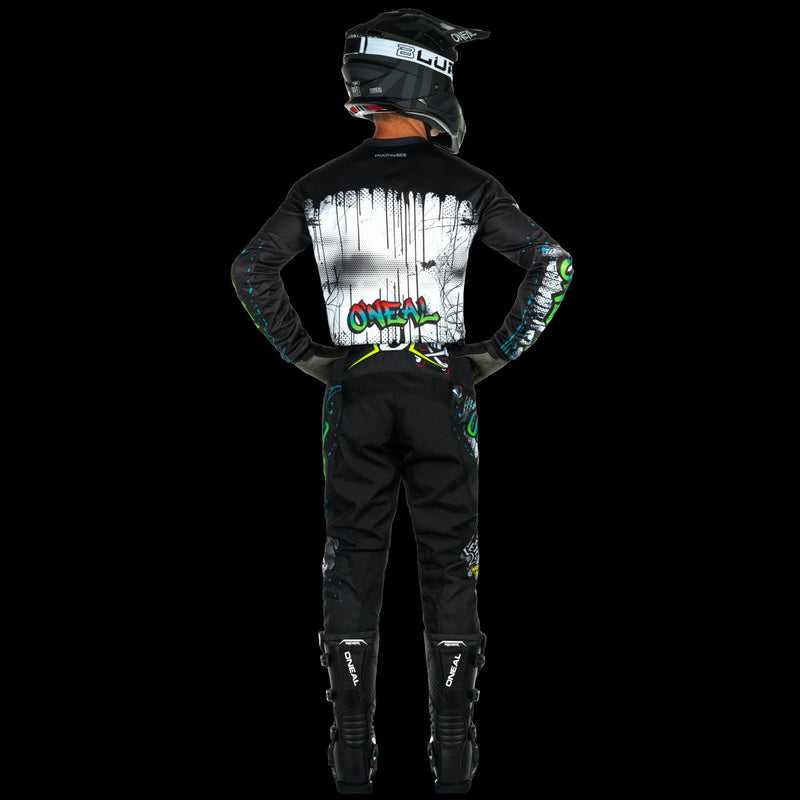 Load image into Gallery viewer, Motocross Jersey 242 O'Neal Element Rancid Black / White Motocross Jersey
