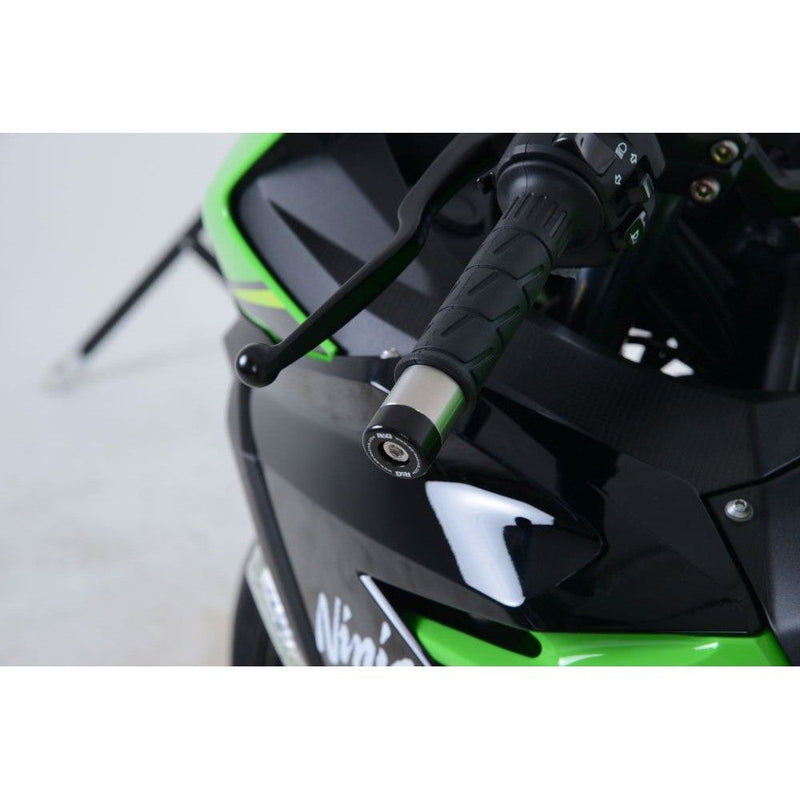 Load image into Gallery viewer, R&G Racing Black Bar End Sliders For 2019-2024 Ducati Hypermotard 950