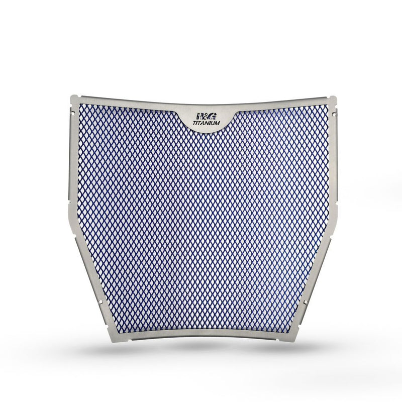 Load image into Gallery viewer, R&G Racing Titanium Radiator Guard For 2018-2024 Ducati Panigale V4