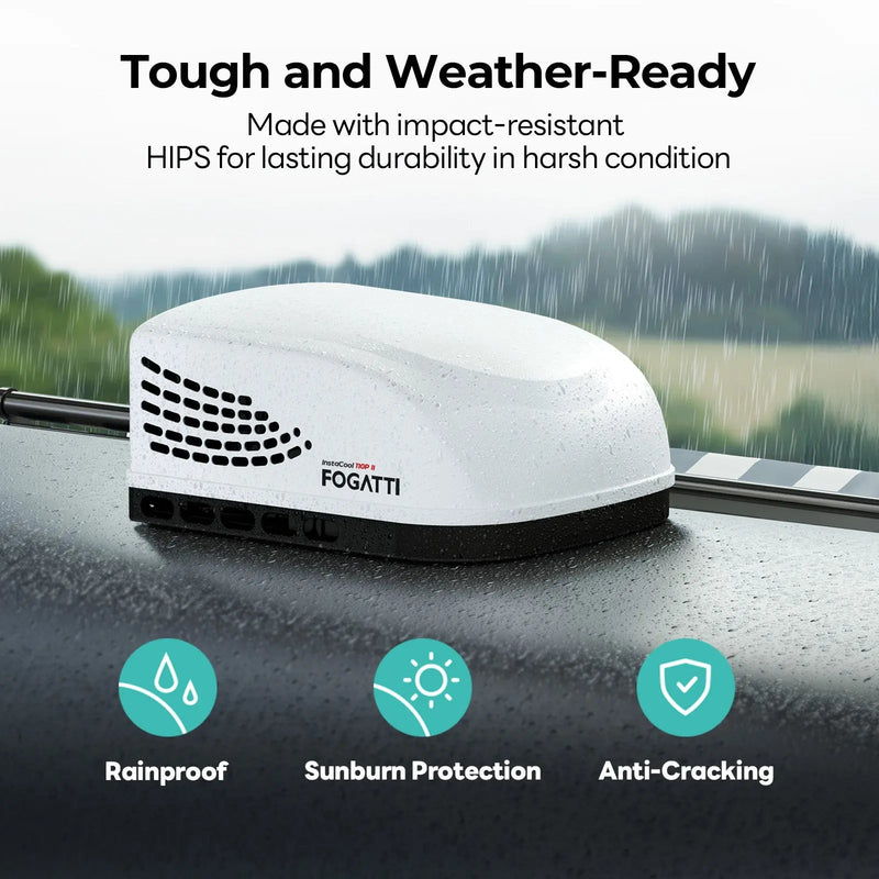 Load image into Gallery viewer, Fogatti InstaCool 11,000 BTU RV Rooftop Air Conditioner | Heat&Cool | Replaceable Non-Ducted RV AC | 115V(AC)