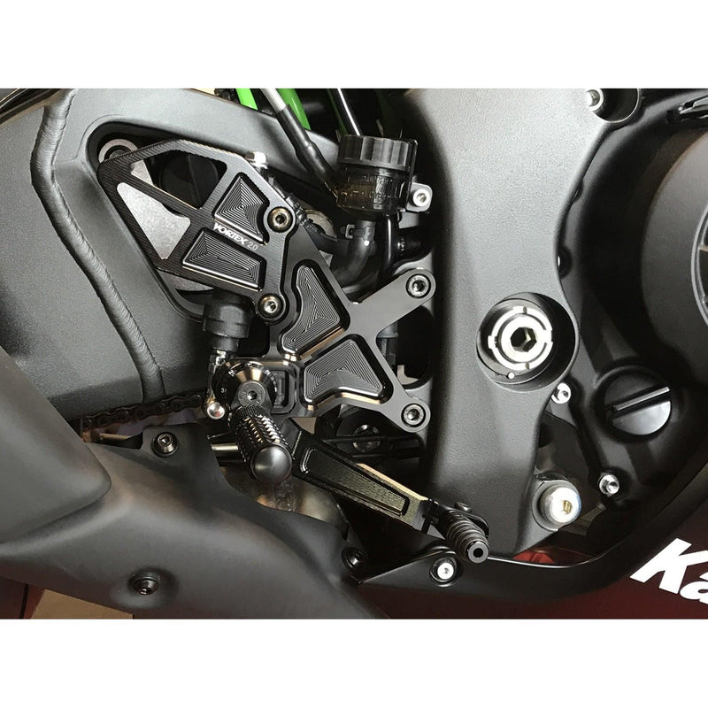 Load image into Gallery viewer, Vortex Racing Adjustable Rear Set Black - RS403K
