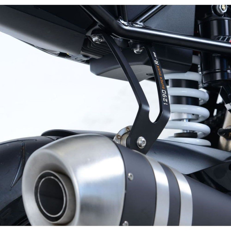 Load image into Gallery viewer, R&G Racing Black Exhaust Hanger For 2017-2019 KTM 1290 Super Duke R EH0081BK