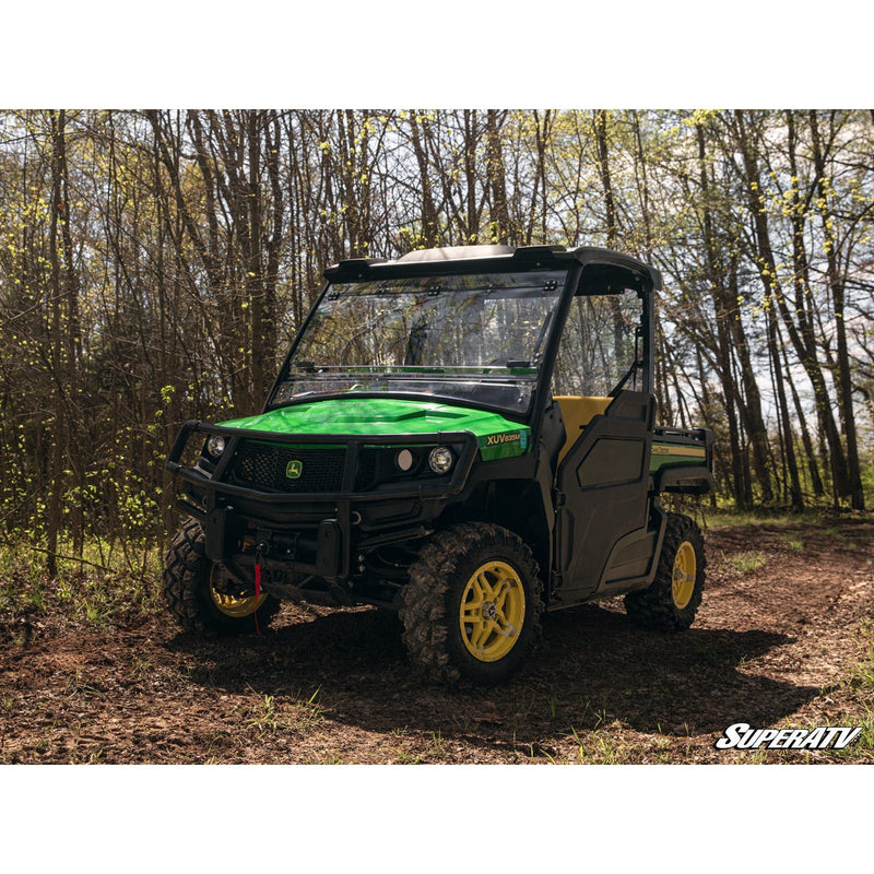 Load image into Gallery viewer, SuperATV John Deere Gator XUV 835 Scratch-Resistant Flip Windshield FWS-JD-835M-70