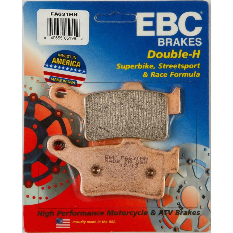 Load image into Gallery viewer, EBC 1 Pair Sintered HH Race Formula Brake Pads MPN FA631HH