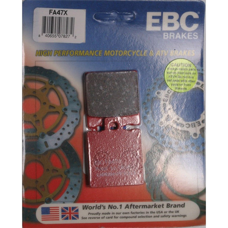 Load image into Gallery viewer, EBC 1 Pair Performance X-Series Carbon Brake Pads MPN FA47X