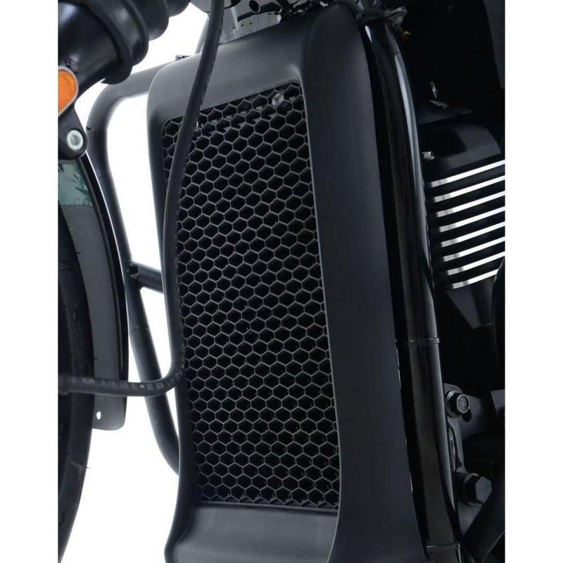 Load image into Gallery viewer, R&G Racing Black Aluminum Radiator Guard RAD0198BK