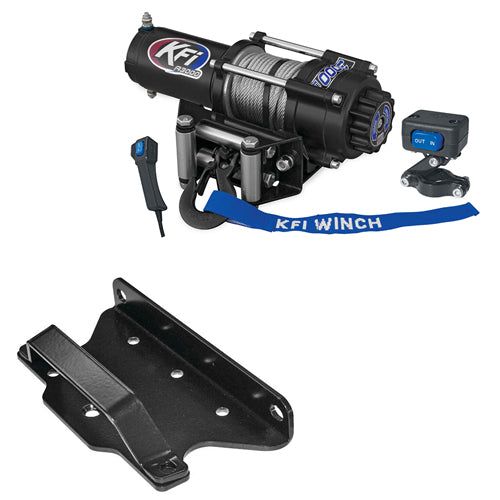 Load image into Gallery viewer, 3000 lb KFI Winch Mount Combo Can-Am Bombardier Outlander G1 330 400 500 650 800