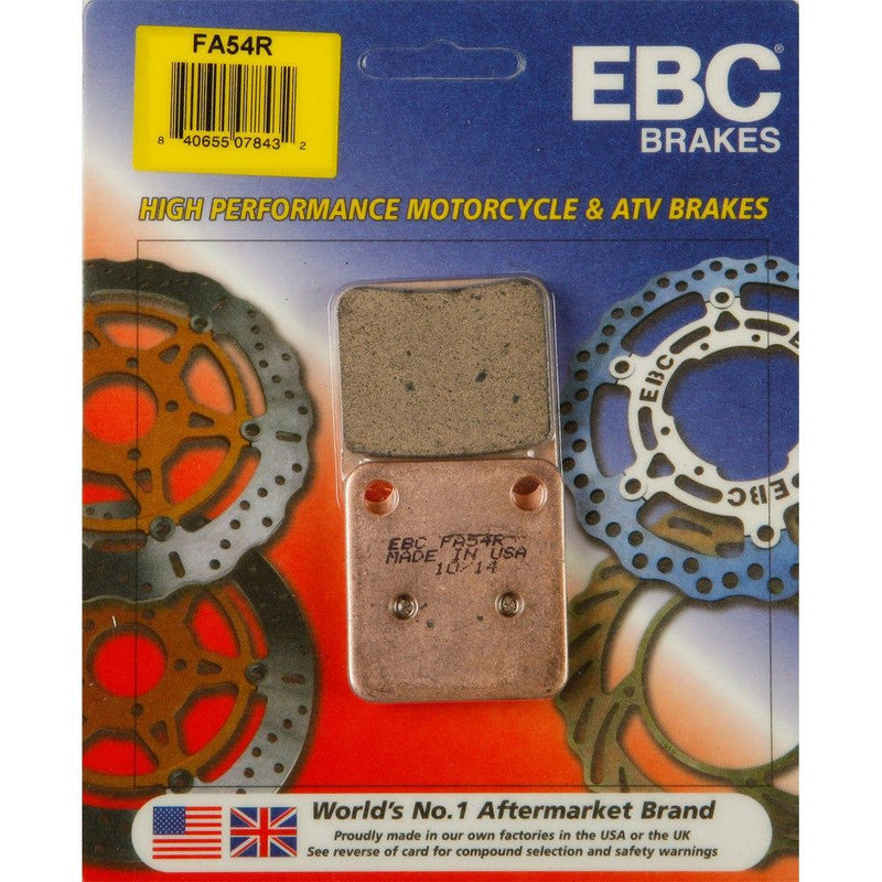 Load image into Gallery viewer, EBC 1 Pair Sintered R Series Heavy-Duty Brake Pads MPN FA54R