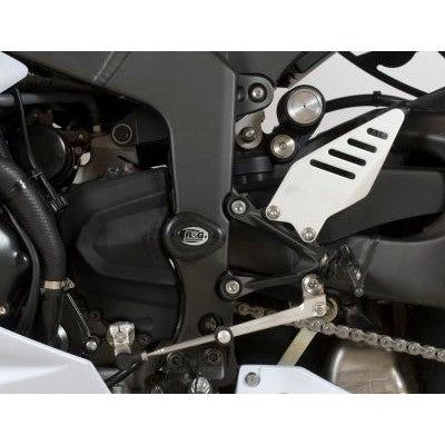 Load image into Gallery viewer, R&G Racing Black Aero Style Crash Protectors Lower For 2013-2024 Kawasaki Ninja ZX6R ZX600F