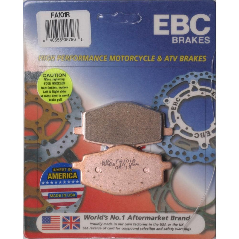 Load image into Gallery viewer, EBC 1 Pair Sintered R Series Heavy-Duty Brake Pads MPN FA101R