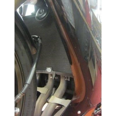 Load image into Gallery viewer, R&G Racing Black Aluminum Radiator Guard For 2006-2007 Kawasaki Ninja ZX10R ZX1000D