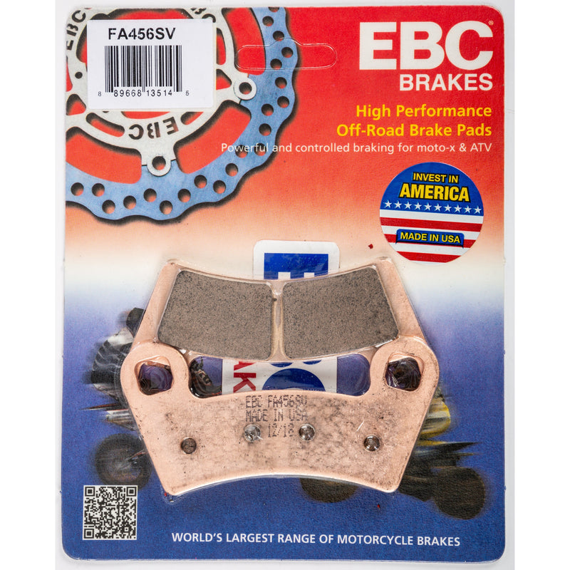 Load image into Gallery viewer, EBC 1 Pair SV Series Severe Duty Brake Pads MPN FA456SV