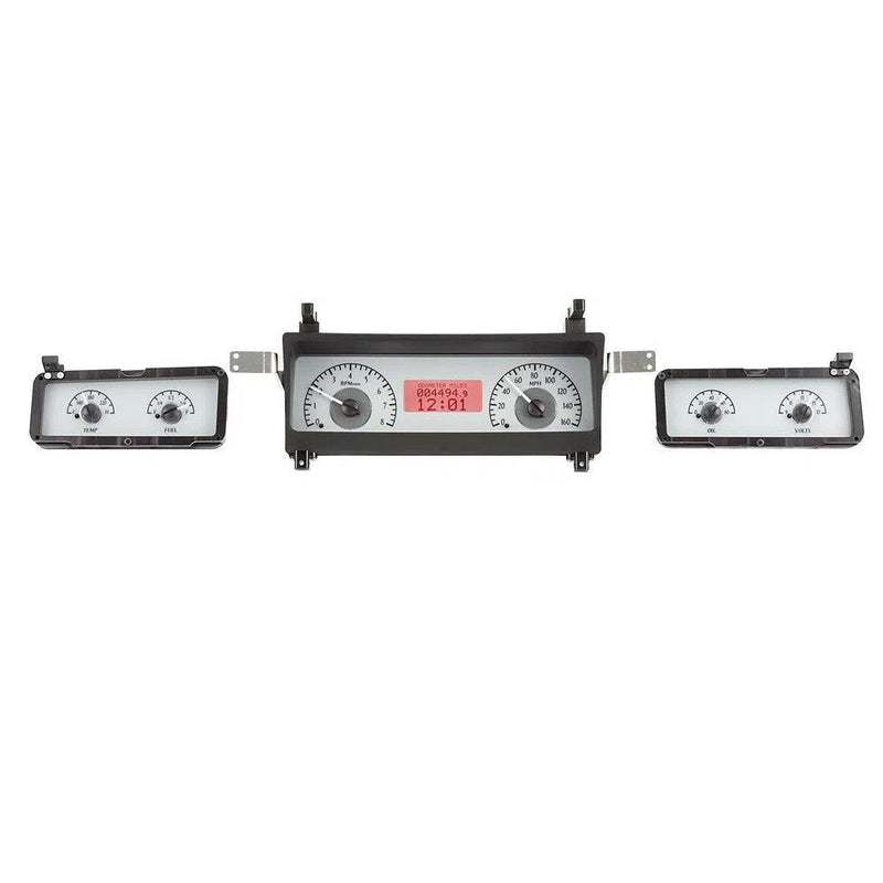 Load image into Gallery viewer, Dakota Digital 1973-1977 Chevrolet Malibu/Monte Carlo/El Camino/GMC Sprint VHX Silver Red Display Square Gauge Kit VHX-73C-MAL-S-R