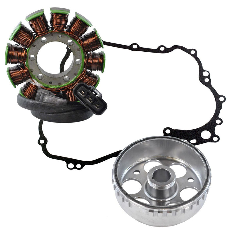 Load image into Gallery viewer, RMStator Stator With Crankcase Cover Gasket and Flywheel Kit RM23033