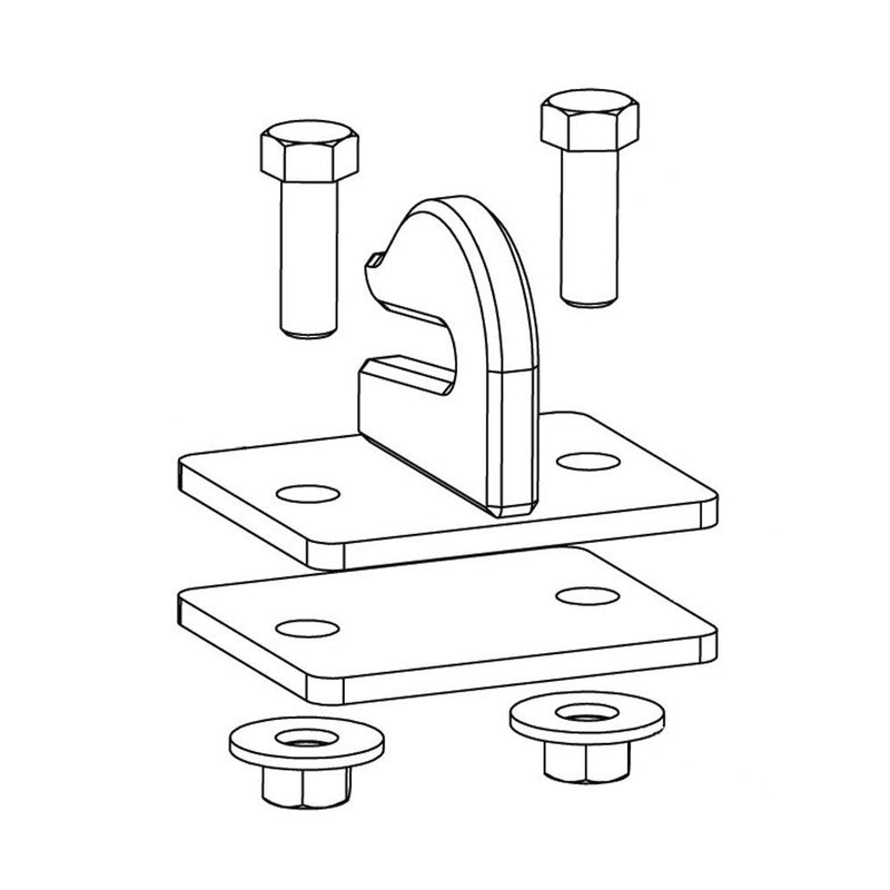 Load image into Gallery viewer, Rigid Hitch Bolt-On Bucket Grab Hooks (RHA-002) - Made in USA