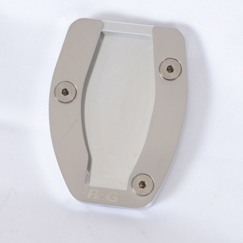 Load image into Gallery viewer, R&G Racing Silver Kickstand Shoe For 2013-2014 Ducati Hypermotard 821